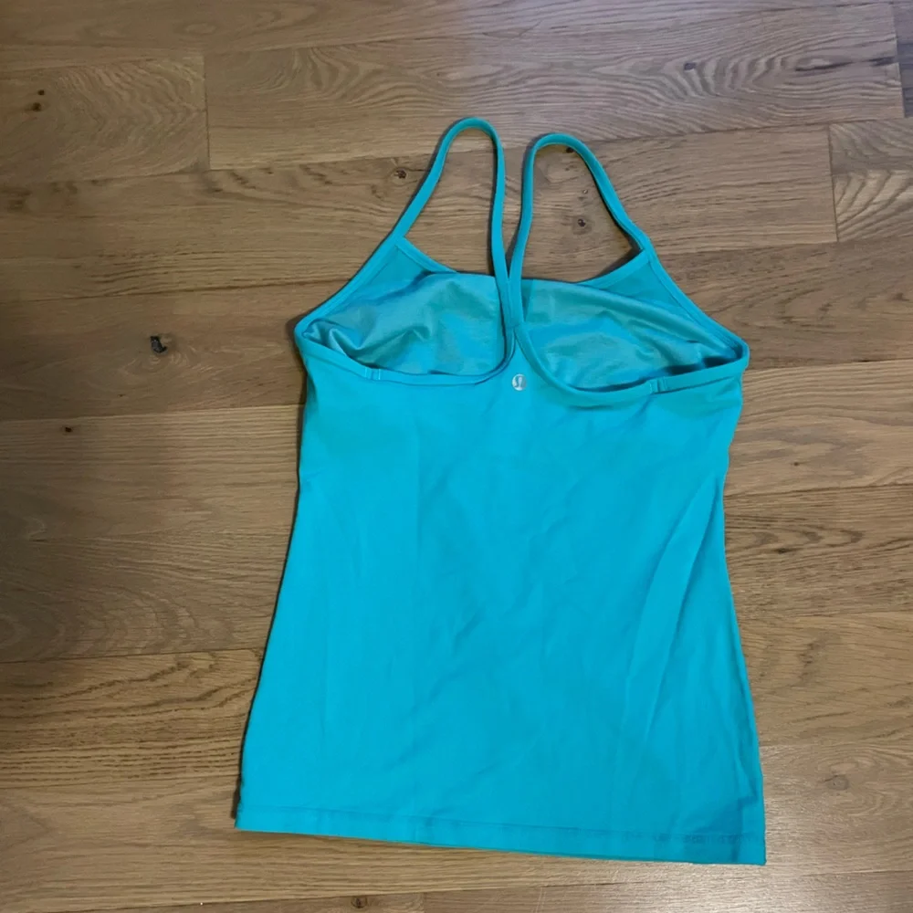 Lululemon Teal Power Y Tank - Picture 3 of 5